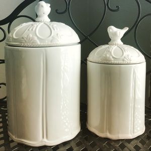 2 mudpie canisters